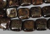 CBZ227 15.5 inches 14*14mm square bronzite gemstone beads