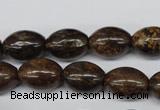 CBZ407 15.5 inches 10*14mm rice bronzite gemstone beads