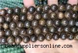 CBZ621 15.5 inches 10mm round bronzite beads wholesale