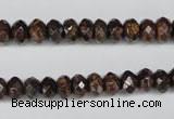 CBZ91 15.5 inches 5*8mm faceted rondelle bronzite gemstone beads