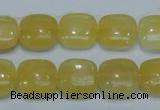 CCA12 15.5 inches 16*16mm square yellow calcite gemstone beads