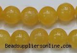 CCA15 15.5 inches 16mm round yellow calcite gemstone beads wholesale