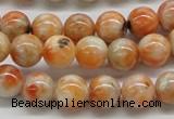 CCA52 15.5 inches 10mm round orange calcite gemstone beads wholesale