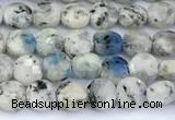 CCB1134 15 inches 4mm faceted coin K2 jasper beads