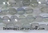 CCB1138 15 inches 4mm faceted coin sapphire beads