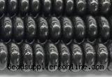 CCB1195 15 inches 3.5*8mm rondelle shungite gemstone beads