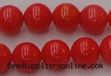 CCB126 15.5 inches 8mm round red coral beads strand wholesale