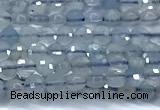 CCB1351 15 inches 2.5mm faceted coin aquamarine beads