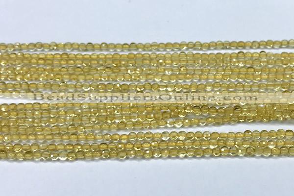 CCB1361 15 inches 2.5mm faceted coin citrine beads