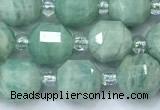 CCB1434 15 inches 7mm - 8mm faceted amazonite beads