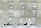 CCB1561 15 inches 5mm - 6mm faceted white moonstone beads