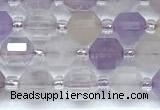 CCB1566 15 inches 5mm - 6mm faceted lavender amethyst beads