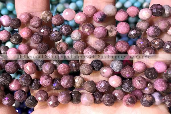 CCB1654 15 inches 6mm faceted teardrop gemstone beads