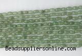 CCB805 15.5 inches 4*6mm rice green aventurine gemstone beads wholesale