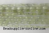 CCB817 15.5 inches 5*12mm rice New jade gemstone beads wholesale