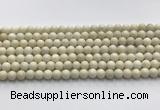 CCB821 15.5 inches 6mm round ivory jasper gemstone beads wholesale