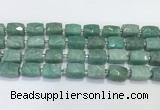 CCB891 11*15mm-12*16mm faceted cuboid Amazonite beads wholesale