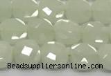 CCB904 15.5 inches 8*8mm faceted square luminous beads