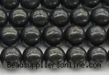 CCB964 15 inches 4mm round shungite gemstone beads wholesale