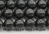 CCB965 15 inches 6mm round shungite gemstone beads wholesale