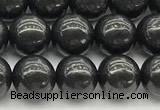 CCB966 15 inches 8mm round shungite gemstone beads wholesale