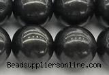 CCB968 15 inches 12mm round shungite gemstone beads wholesale