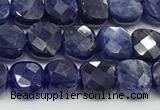 CCB977 15.5 inches 6*6mm faceted square sodalite beads