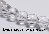 CCC03 15 inches 10mm round white crystal beads Wholesale