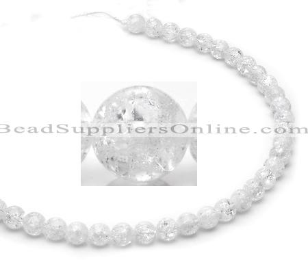 CCC14 grade A 8mm round white crystal beads Wholesale