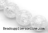 CCC17 14mm round grade A white crystal beads Wholesale