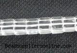 CCC260 15.5 inches 8*8mm cube grade A natural white crystal beads