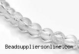 CCC35 15.5 inches 4mm round white crystal beads Wholesale