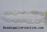 CCC755 15.5 inches 18*25mm - 25*35mm freeform white crystal beads