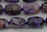 CCG112 15.5 inches 12*16mm drum charoite gemstone beads