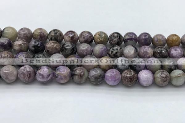 CCG134 15.5 inches 10mm round natural charoite gemstone beads