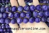 CCG146 15.5 inches 13mm round charoite gemstone beads