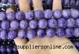 CCG152 15.5 inches 14mm round charoite gemstone beads