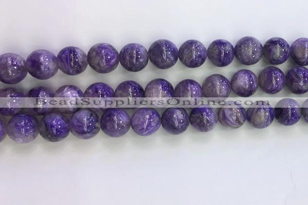 CCG303 15.5 inches 10mm round natural charoite gemstone beads