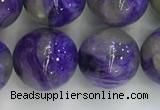 CCG304 15.5 inches 12mm round natural charoite gemstone beads