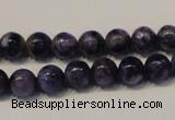 CCG31 15.5 inches 8mm round natural charoite gemstone beads