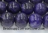 CCG316 15.5 inches 8mm round dyed charoite gemstone beads