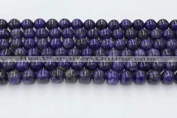 CCG316 15.5 inches 8mm round dyed charoite gemstone beads