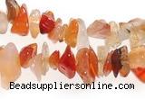 CCH06 35 inches red onyx chips gemstone beads wholesale