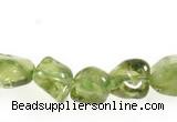 CCH17 16 inches green peridot chips gemstone beads wholesale