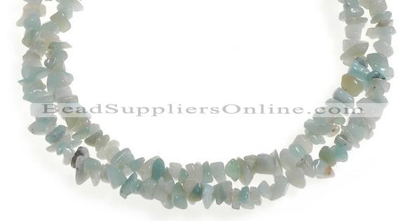 CCH20 32 inches amazonite chips gemstone beads wholesale