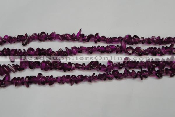 CCH259 34 inches 5*8mm synthetic crystal chips beads wholesale