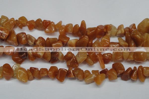 CCH270 34 inches 8*12mm red aventurine chips gemstone beads wholesale