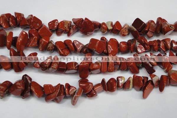 CCH275 34 inches 8*12mm red jasper chips gemstone beads wholesale