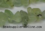 CCH293 34 inches 8*12mm green rutilated quartz chips beads wholesale