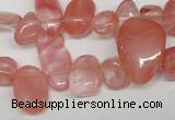 CCH334 15.5 inches 10*15mm cherry quartz chips beads wholesale